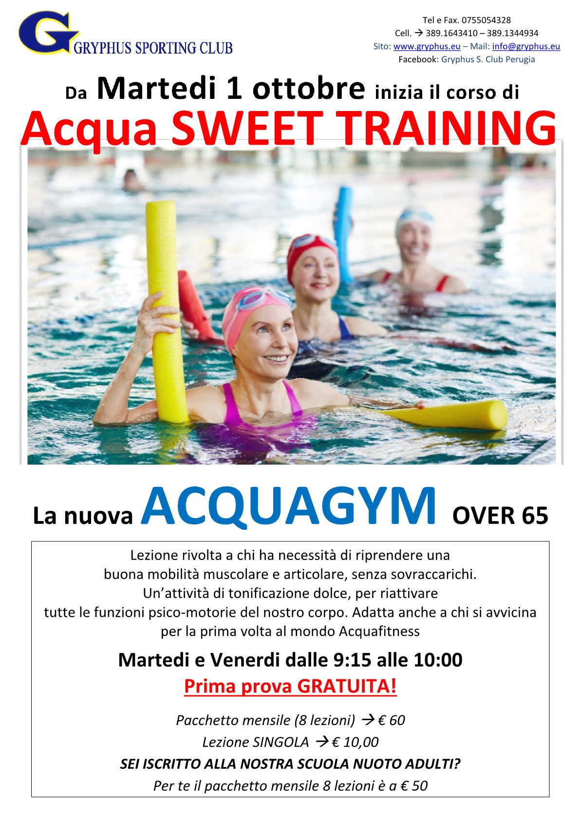 ACQUA GYM OVER 65